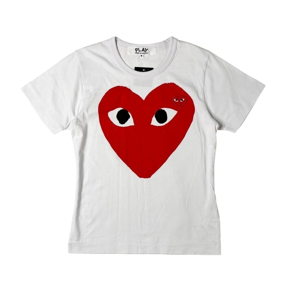Comme des Garcons PLAY heart logo tee